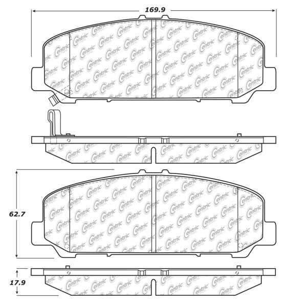 Posi Ext Wear Pad,106.15090